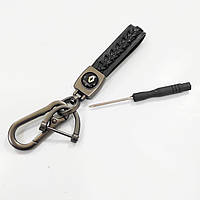 Брелок для ключей Renault Рено плетеный с карабином Брелок для автомобильных ключей 2