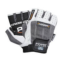 Перчатки для тренировок Power System Fitness Gloves White-Grey 2300 (S размер)