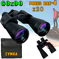 Бинокль для наблюдения туристический с призмами Porro 60X90 Bushnell 7011 Xthysq ICN