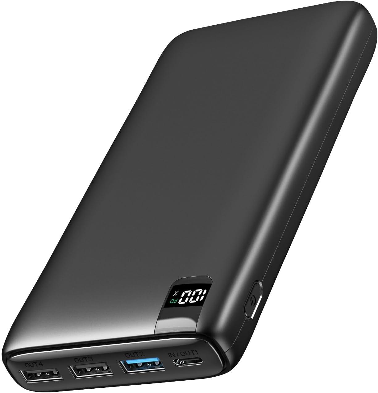 A ADDTOP Power Bank 26800 мА·год Портативний зарядний пристрій зі швидким заряджанням 22,5 Вт USB-павер банк
