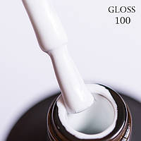 Гель-лак для ногтей GLOSS 100 белый, 11 мл