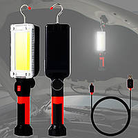 Світлодіодний акумуляторний ліхтар LED інспекційний світло для СТО BL8859B COB акумуляторний ліхтарик