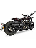 Глушник IXIL Ironhead Round black, HC2-2B (SLIP ON) - Harley Davidson Sportster S (21-), фото 4