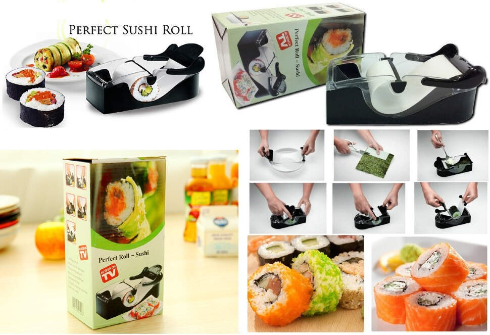 Машинка для приготовления роллов и суши A-plus Roll Sushi C100 Черная ICN - фото 4 - id-p1910669832