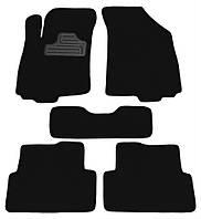 Ворсовые коврики в салон авто Pro-Eco на для Chevrolet AVEO mkII 11-20 Шевроле Авео черные 2