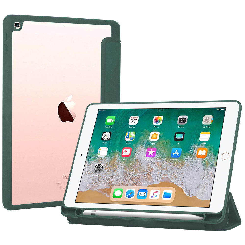 Чохол Galeo Hybrid Case with Pencil Holder для Apple iPad 9.7 2018 A1893, A1954 Dark Green