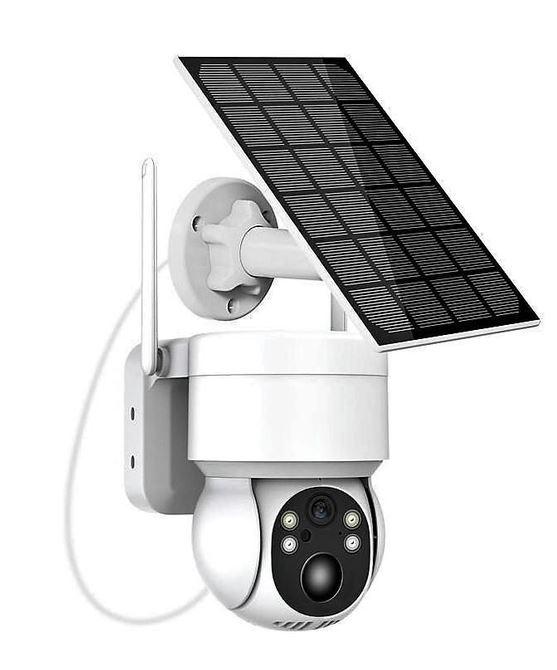 Вулична IP-камера відеоспостереження на сонячній батареї W06 App ICSEE 2mp