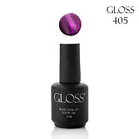Гель-лак GLOSS 405 (фіолетовий з мікроблиском), 5 мл