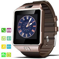Умные смарт часы Smart Watch DZ09 с sim-картой и фитнес трекером смарт вотч фитнес браслет Gold ICN