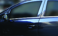 Молдинг стекла Opel Corsa D 2007-2014 нижние 4шт на авто 2
