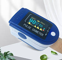 Пульсометр на палець прилад для вимірювання кисню в крові Пульсоксиметр портативний напалечный