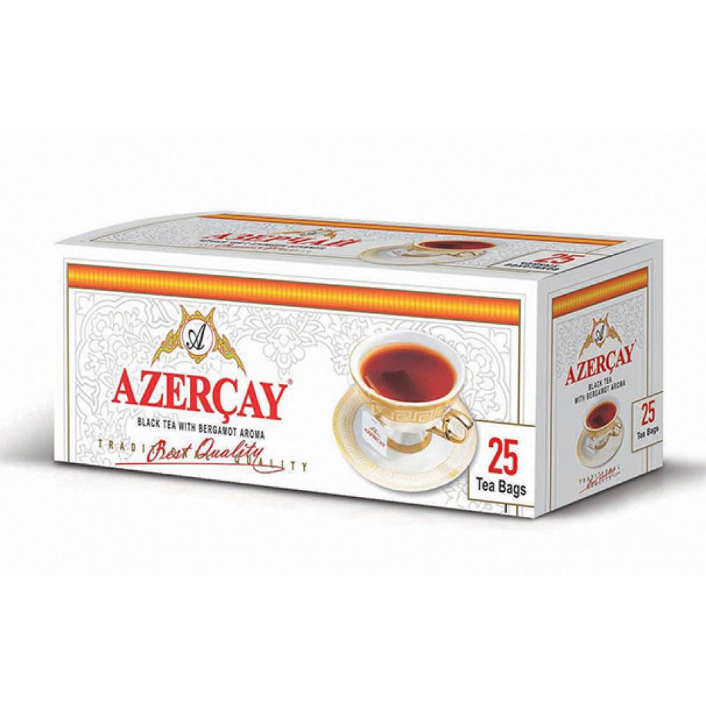 Чай Азерчай чорний з бергамотом у пакетиках 25 шт 50 г