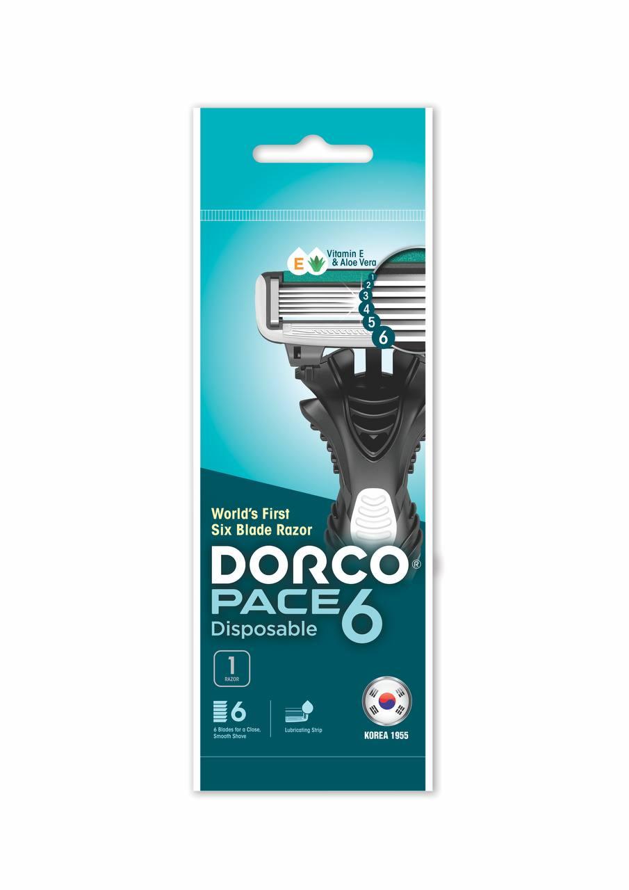 Одноразовий верстат для гоління чоловічий Dorco PACE 6 лез 1 шт.