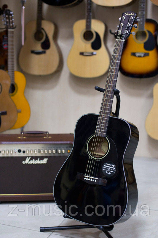 Гітара акустична FENDER CD-60 V3 WN BLACK, фото 1