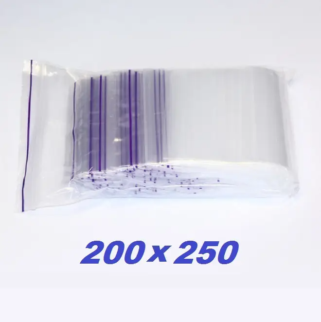 Пакети із замком Zip-Lock — 200 × 250 50 мкм, 100 шт./пач., фото 1