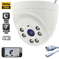 Камера видеонаблюдения UKC AHD 04-Z201HD 1080P 4МП, внутренняя видеокамера с ночной съёмкой, детализация ICN