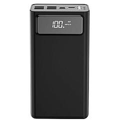 Зовнішній акумулятор (павербанк) XO PR123 30000 mAh Black