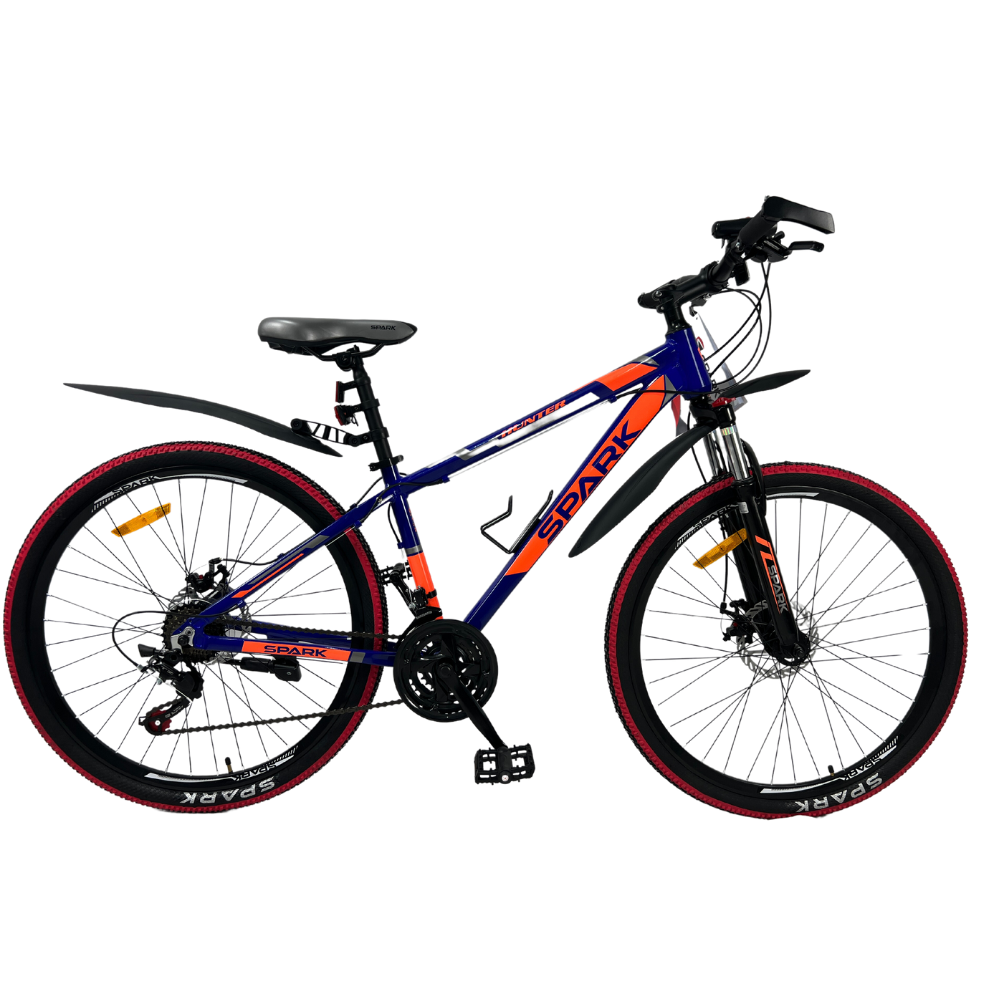 Велосипед SPARK HUNTER Колеса – 27,5", Рама Алюмінієва – 15" Синій ...