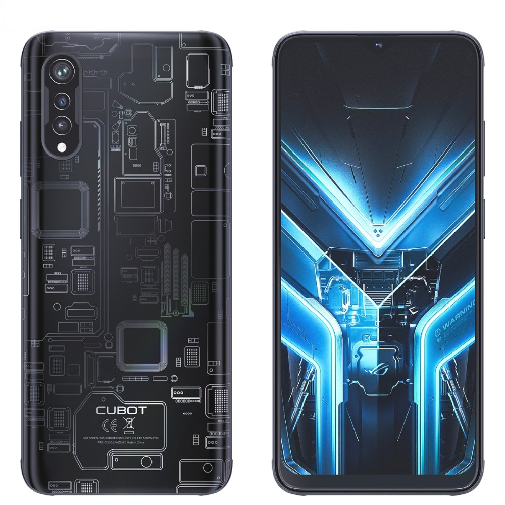 Смартфон Cubot X70 Tech Black 12\256GB 6.58" FHD+ 120Hz Helio G99 NFC 5200mAh 22W Fast Charge, фото 1