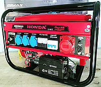 Электрогенератор на бензине HONDA EM6500CXS (3.3кВт) электростартер на 4 розетки