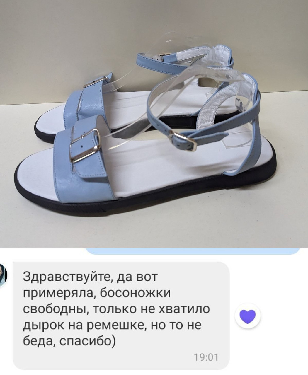 Відгук Босоніжки 307-4045