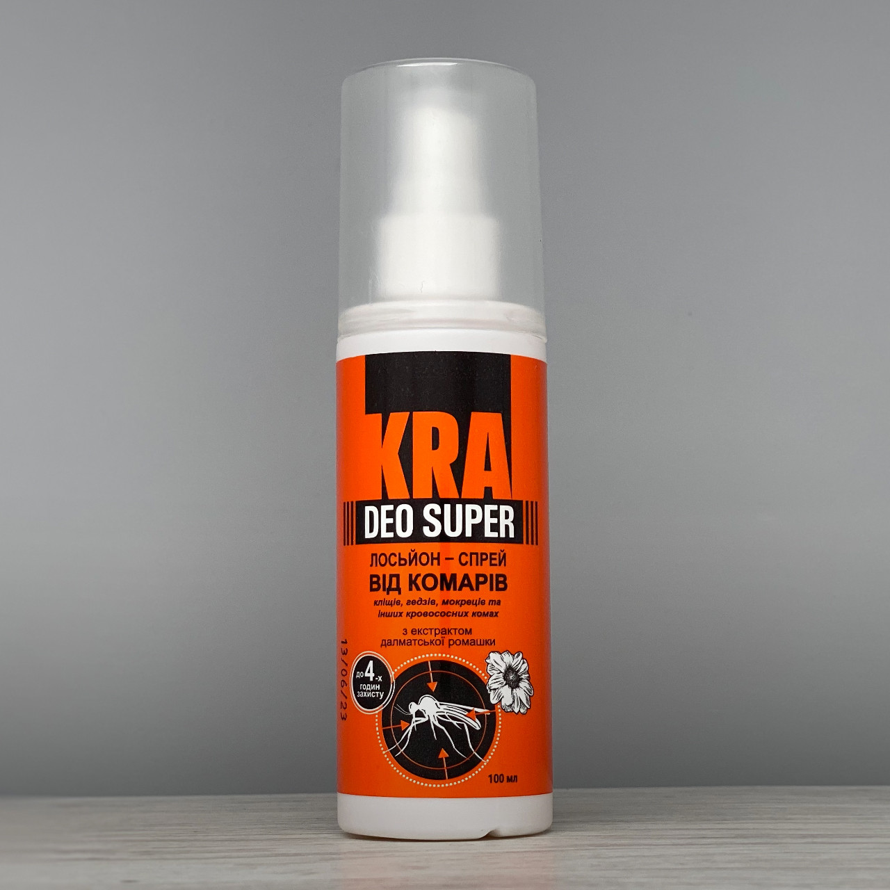 Репелент KRA DEO SUPER лосьйон-спрей від комарів 100 мл