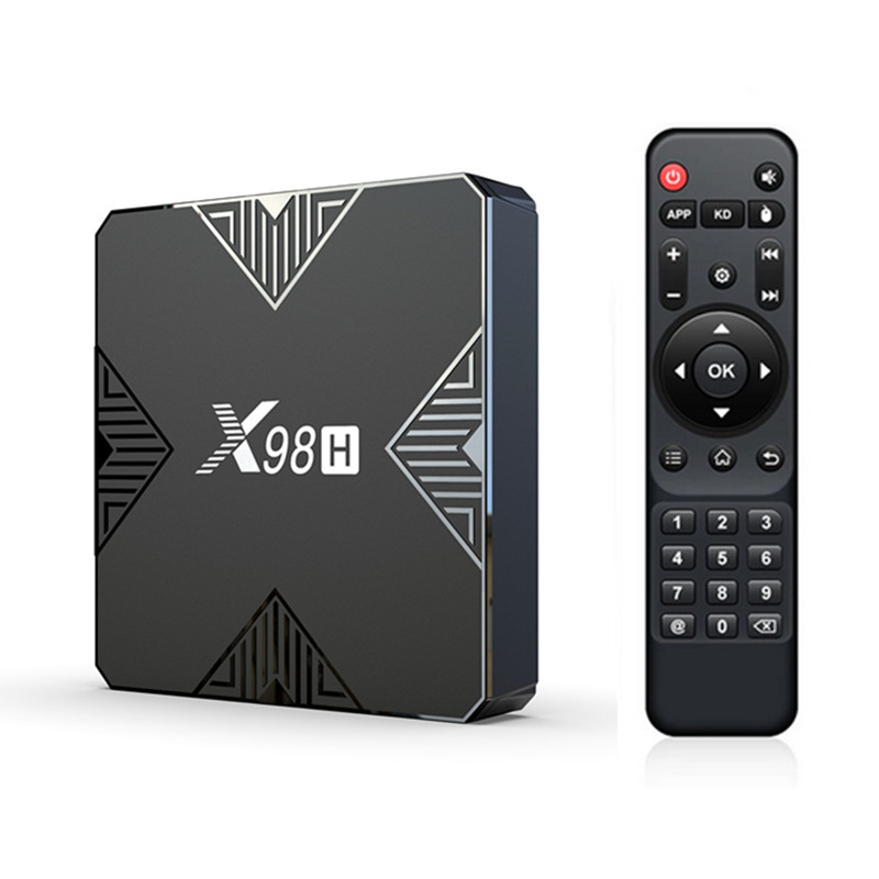 Смарт приставка X98H 4/32 H618, Android 12, wifi6 TV BOX 4K (з налаштуваннями)