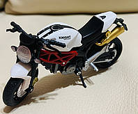 Мотоцикл детский металлический, инерционный, резиновые колеса