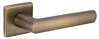 Дверна ручка на розетці DND by Martinelli LUCE 02 матова бронза LC14-ZGH