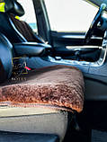 Авточохол на сидіння універсальний  із 100% овчини Мідний, фото 7