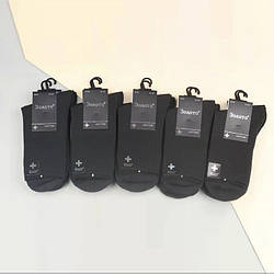 Чоловічі антибактеріальні шкарпетки чорного кольору Розмір: 41- 47 см (15155)