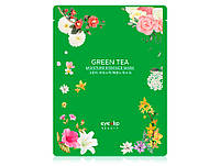 Увлажняющая маска для лица с зеленым чаем Eyenlip Green Tea Moisture Essence Mask (8809555250234)