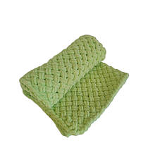 Плед плюшевий дитячий Puffy Green 75*80 зелений (салатовий) у коробці