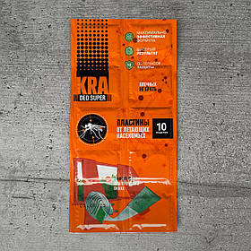 Репелент KRA DEO SUPER пластинки для фумігатора від комарів 10 шт