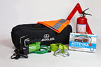 Набор техпомощи для автомобилиста в машину LEXUS с компрессором (набор подарочный)