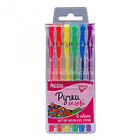 Набір гелевих ручок 6 кольорів Neon Yes 411706