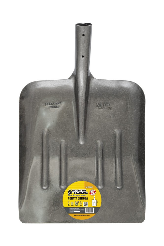 Лопата снігова/зернова 330*390*570 мм лак 1,4 кг MASTER TOOL 14-6260, фото 1