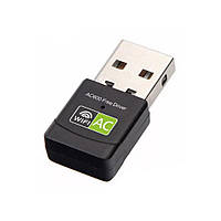 Беспроводной Wi-Fi адаптер USB AC600 TRY Wireless RTL8811CU черный новый Гар.12мес!