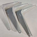 Консоль Кутик монтажний металевий 200 х 250 мм для кріплення поличок, фото 3