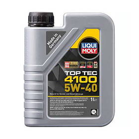 Олива моторна Liqui Moly TOP TEC 4100 5W-40 API SN/CF ACEA A3/B4/C3 (Каністра 1л)