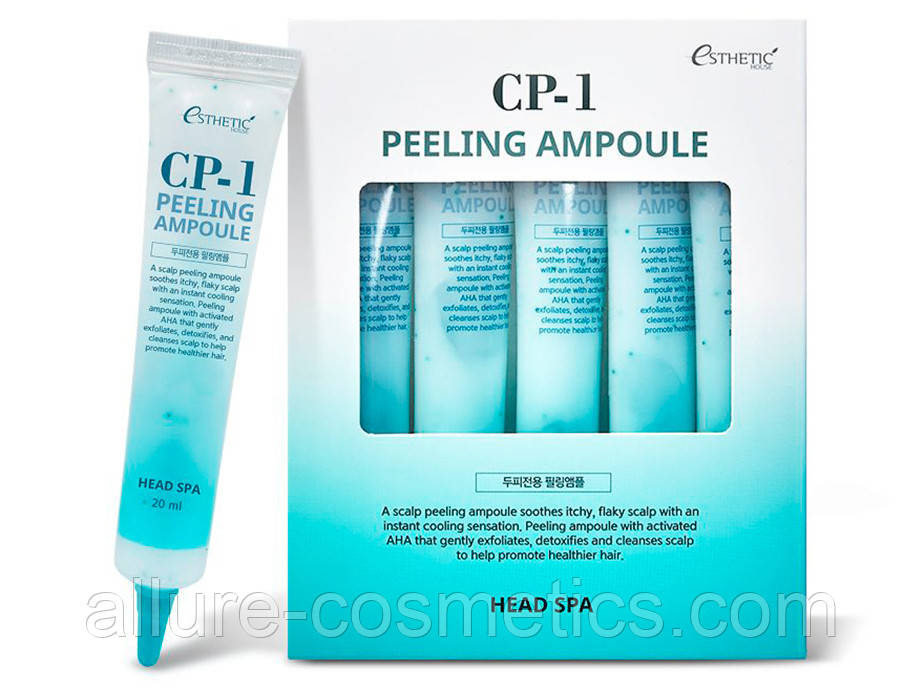 Засіб для глибокого очищення шкіри голови Esthetic house CP-1 HEAD SPA PEELING AMPOULE 20ml