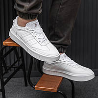 Мужские кроссовки Adidas Ivy Park Sleek 72 (белые) удобные демисезонные базовые чисто белые кеды 2150 тренд