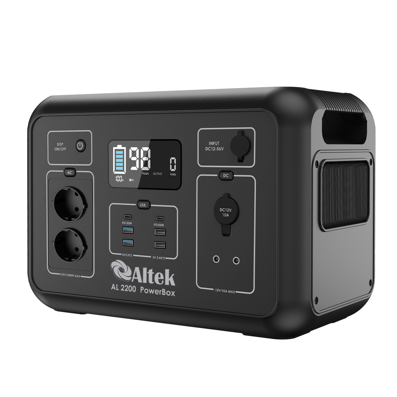 Портативная зарядная электростанция Altek - AL 2200 POWERBOX - фото 4 - id-p1910837197