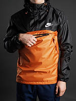 Анорак вітровка Nike чоловічий (оранж)
