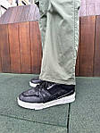 Жіночі кросівки Louis Vuitton Trainer Black/White (чорні з білим) демісезонні повсякденні кеди LV001 top, фото 5