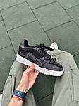 Жіночі кросівки Louis Vuitton Trainer Black/White (чорні з білим) демісезонні повсякденні кеди LV001 top, фото 7