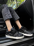 Жіночі кросівки Louis Vuitton Trainer Black/White (чорні з білим) демісезонні повсякденні кеди LV001 top, фото 10