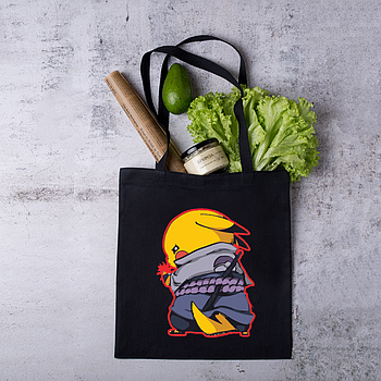 Шоппер,сумка з принтом аніме "ПІКАЧУ"