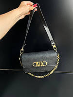 Женская подарочная сумка клатч Michael Kors Parker Shoulder Bag Black (черная) MK002 стильная сумочка top