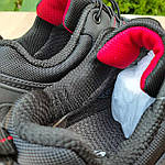 Чоловічі кросівки Merrell Vibram Cordura (чорні з червоним) модні зимові кросівки 3933 Мереллтоп, фото 8